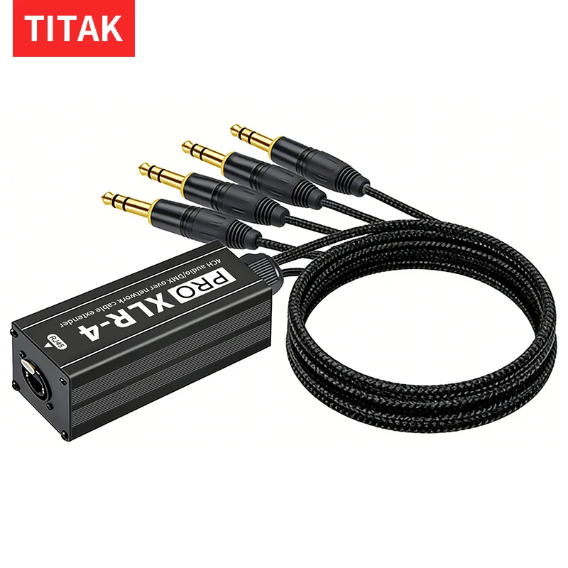 0.7M 4XLR Female RJ45 Snake Cable PRO XLR-4 Portable 4CH DMX Extender for Home Studio Indoor Audio Wiring
0.7M 4XLR Female RJ45 Snake Cable PRO XLR-4 Portable 4CH DMX Extender for Home Studio Indoor Audio Wiring