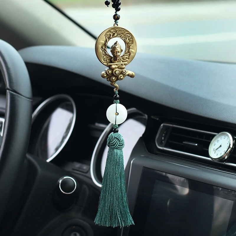 For All Cars Wukong Car Pendant Interior Rearview Mirror Decoration Car Pendant Safety Pendant Pure Copper Car Accessories
For All Cars Wukong Car Pendant Interior Rearview Mirror Decoration Car Pendant Safety Pendant Pure Copper Car Accessories