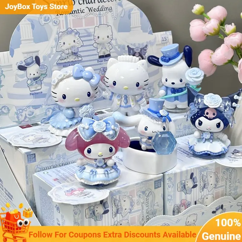 Genuine TOPTOY Sanrio Family Romantic Wedding Series Blind Box Cute Anime Kuromi Figure Toy Desktop Decoration Collectible Gift
Genuine TOPTOY Sanrio Family Romantic Wedding Series Blind Box Cute Anime Kuromi Figure Toy Desktop Decoration Collectible Gift