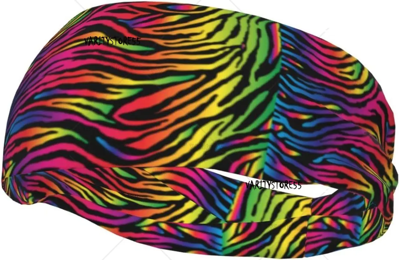 Headband for Women Mens Rainbow Zebra Print Printing Tennis Sweatband Stretchy Sweatband for Yoga
Headband for Women Mens Rainbow Zebra Print Printing Tennis Sweatband Stretchy Sweatband for Yoga