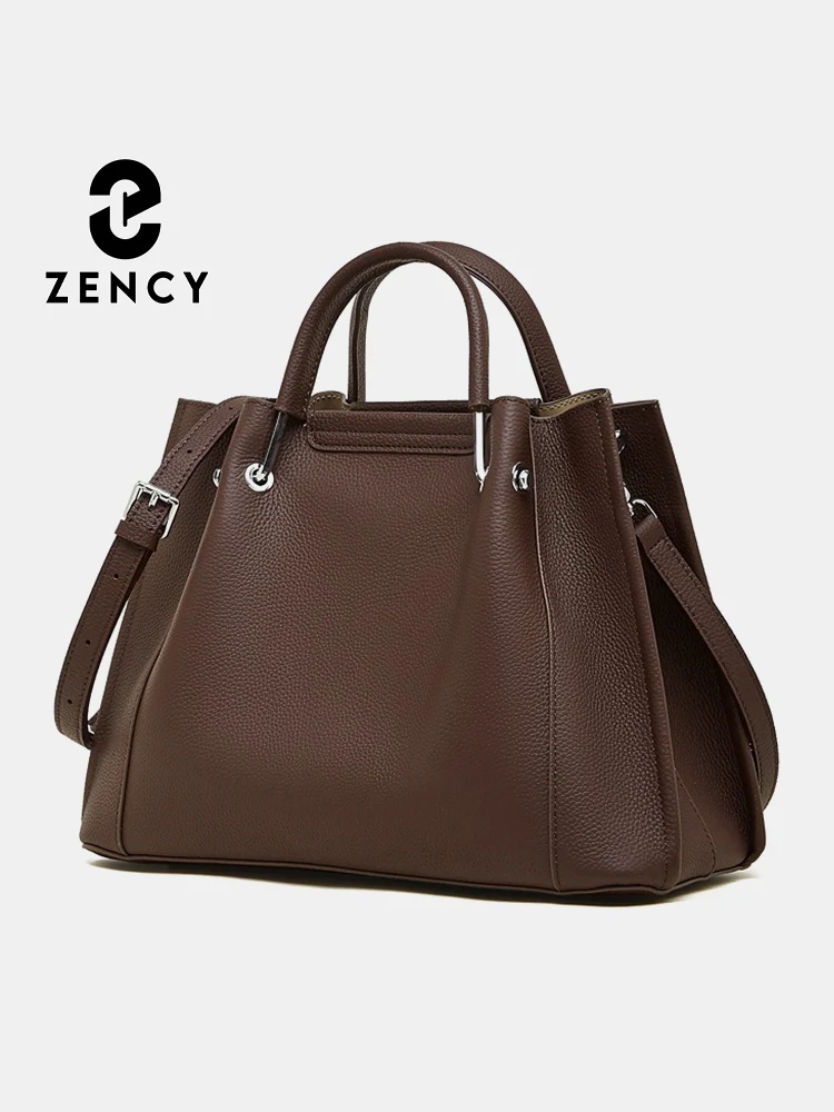 Zency Women's Genuine Leather Top-Handle Bag Noble Luxury Shoulder Crossbody Three Compartments for Work Shopping Coffee 2026
Zency Women's Genuine Leather Top-Handle Bag Noble Luxury Shoulder Crossbody Three Compartments for Work Shopping Coffee 2026