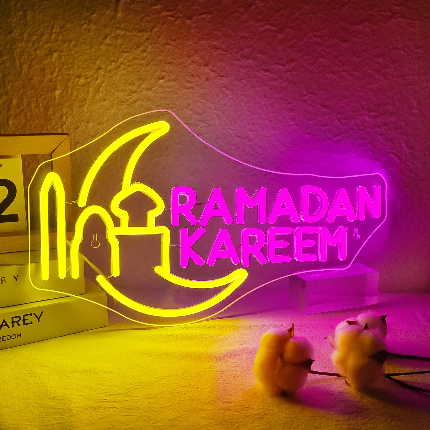 Ramadan Neon Led Sign Moon Night Lights Room Decoration For Bedroom Home Party Eid Mubarak Art Signs Dimmable USB Powered Lamp
Ramadan Neon Led Sign Moon Night Lights Room Decoration For Bedroom Home Party Eid Mubarak Art Signs Dimmable USB Powered Lamp