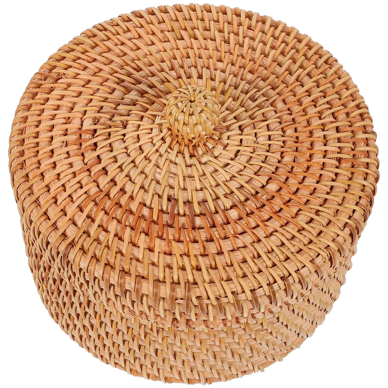 Rattan Storage Box Handmade Woven Basket Snack Arranger Sundries Container Color Household Balcony Window Desktop
Rattan Storage Box Handmade Woven Basket Snack Arranger Sundries Container Color Household Balcony Window Desktop