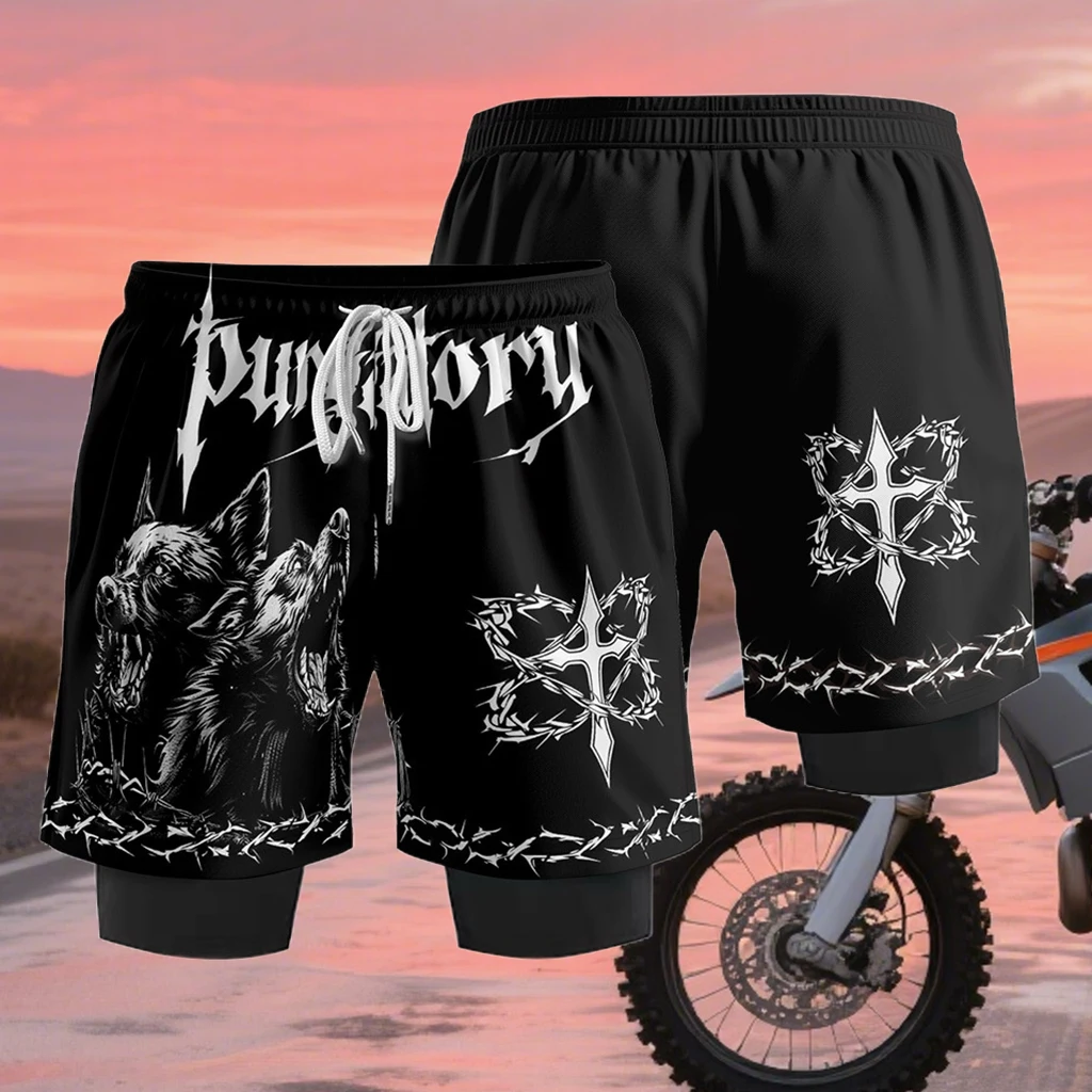 Men's Men Fashion 2-in-1 Sport Fast Drying Breathable Motorcycle Training Shorts Fitness Running Beach Surfing Swimming Shorts
Men's Men Fashion 2-in-1 Sport Fast Drying Breathable Motorcycle Training Shorts Fitness Running Beach Surfing Swimming Shorts