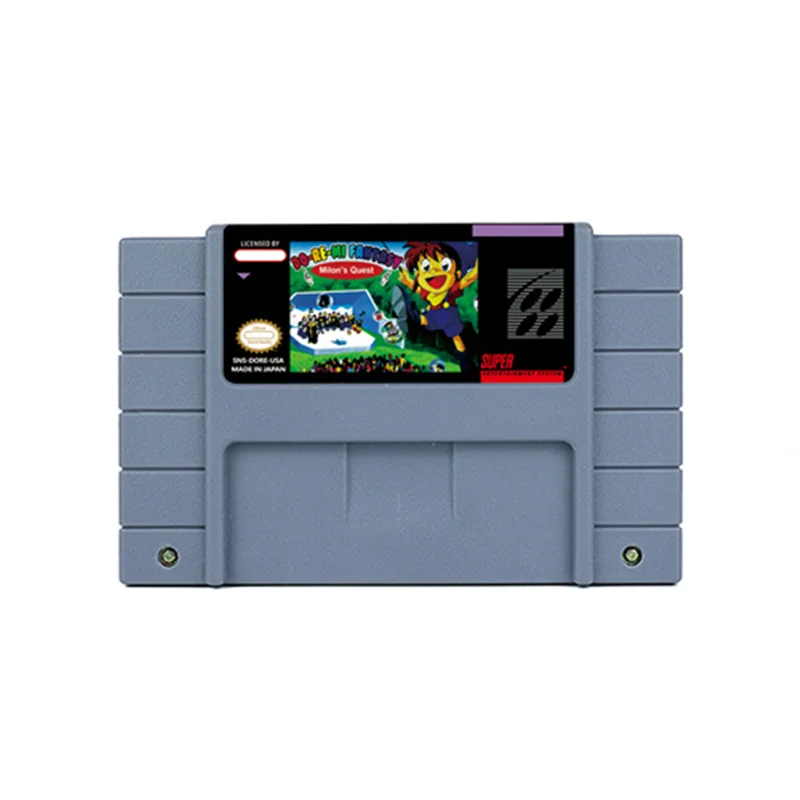 DOREMI Fantasy Milon's Quest экшн-игра для SNES 16 BitRetro Cart детский подарок
DOREMI Fantasy Milon's Quest экшн-игра для SNES 16 BitRetro Cart детский подарок