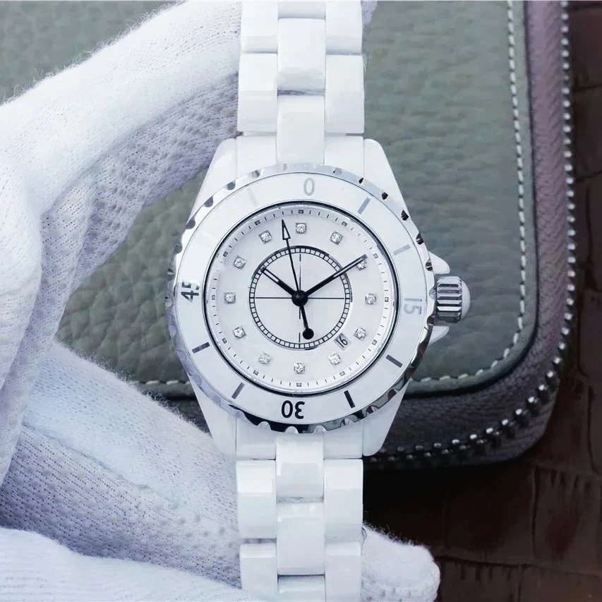 Black White Ceramic case, for Men Women Quartz Watch, 33mm 38mm
Black White Ceramic case, for Men Women Quartz Watch, 33mm 38mm