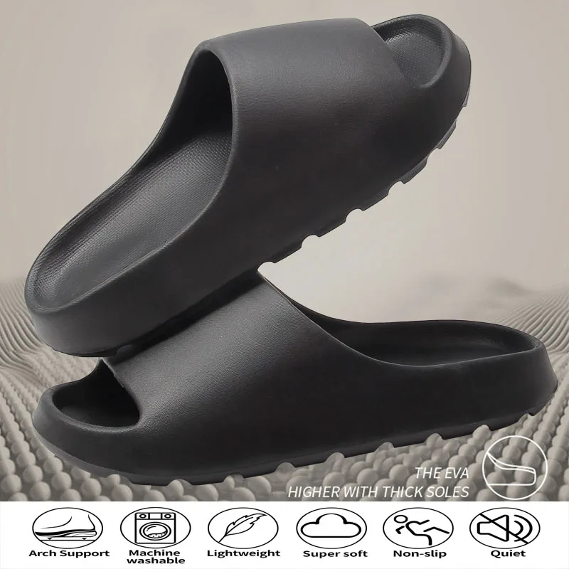 Coconut Slippers Men Women EVA Soft Like Stepping on Shit Thick Soled Sandals Solf Non-slip Wearing Slipper Outdoor Indoor Shoes
Coconut Slippers Men Women EVA Soft Like Stepping on Shit Thick Soled Sandals Solf Non-slip Wearing Slipper Outdoor Indoor Shoes