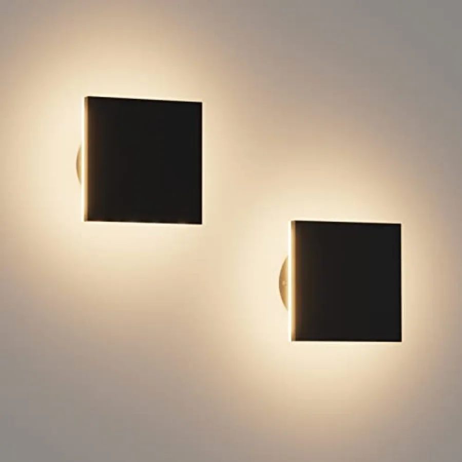 2 Packs LED Wall Light Outdoor Indoor Modern Wall Sconce Mini Wall Sconce Black Modern Outdoor Wall Lights Aluminum Porch Light
2 Packs LED Wall Light Outdoor Indoor Modern Wall Sconce Mini Wall Sconce Black Modern Outdoor Wall Lights Aluminum Porch Light
