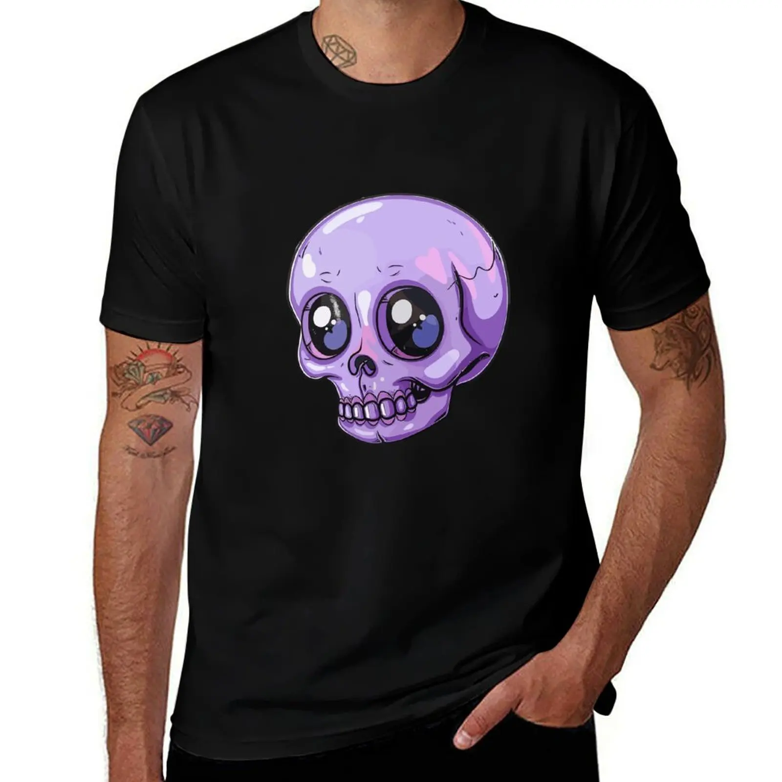 Kawaii Purple Skull T-Shirt t shirt man plain cotton t shirts high quality T-Shirt
Kawaii Purple Skull T-Shirt t shirt man plain cotton t shirts high quality T-Shirt