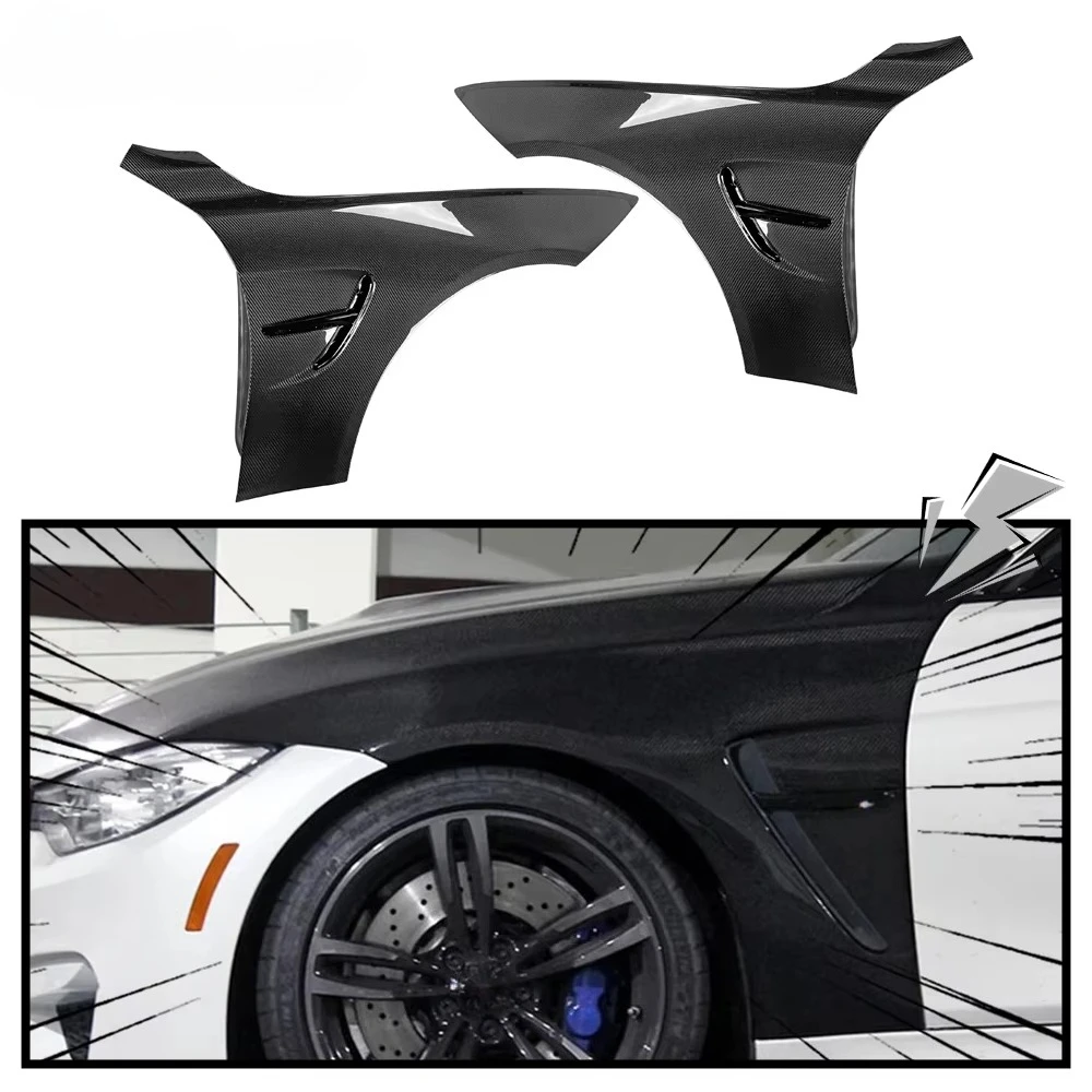 M3 M4 F8X Carbon Fiber Front Fenders for M3 M4 F80 F82 F83 2014-2020
M3 M4 F8X Carbon Fiber Front Fenders for M3 M4 F80 F82 F83 2014-2020