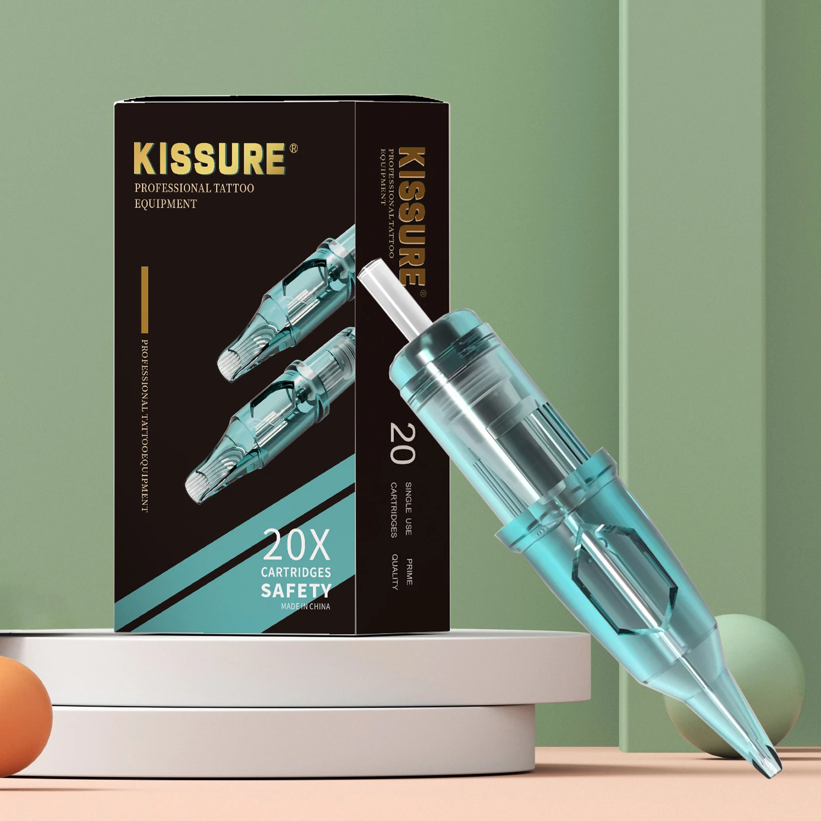 Kissure 20Pcs Cartridge Tattoo Needles RS Disposable Safety Sterilized Tattoo Needle For Cartridge Machines Grips 0.35mm
Kissure 20Pcs Cartridge Tattoo Needles RS Disposable Safety Sterilized Tattoo Needle For Cartridge Machines Grips 0.35mm