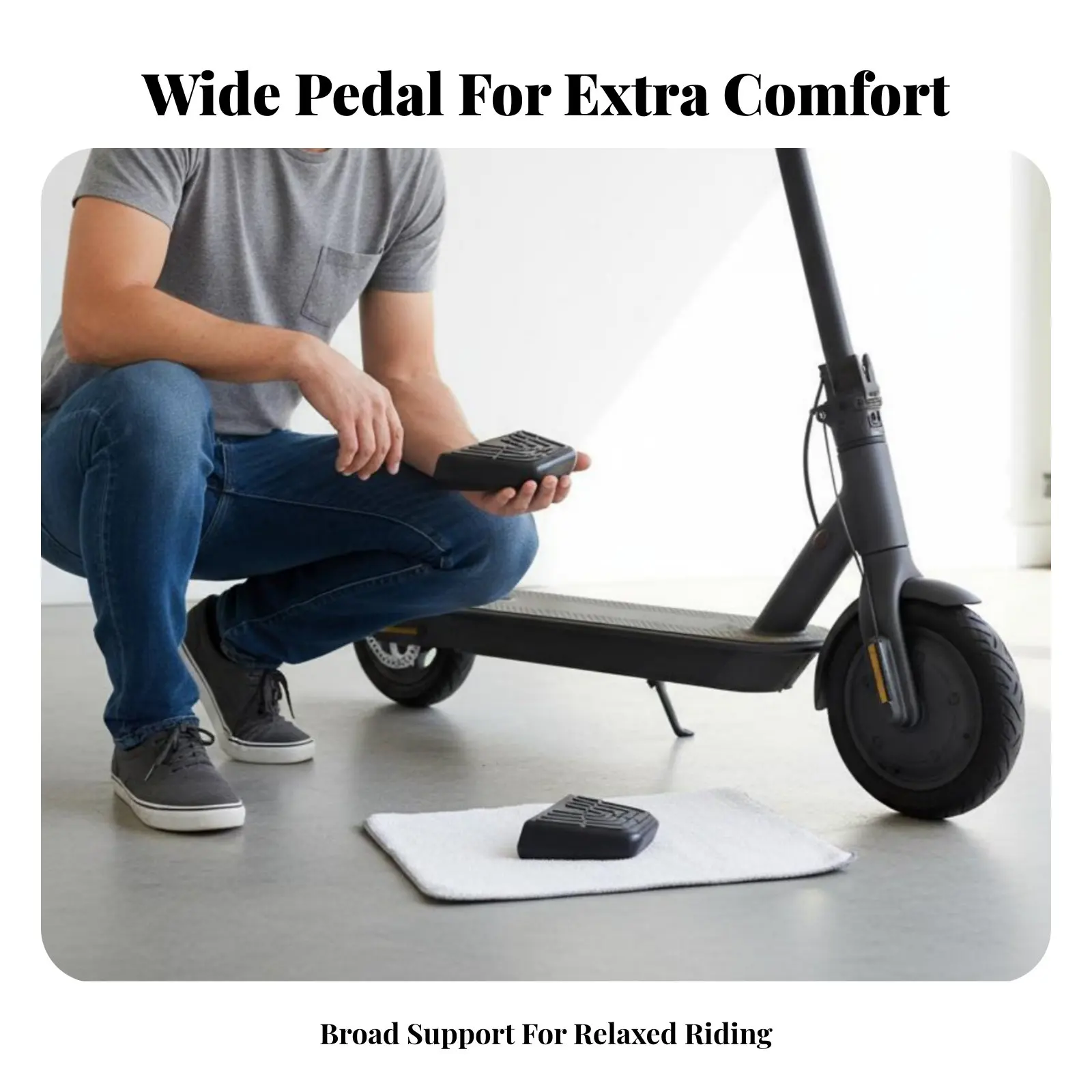 2 Pieces Electric Scooter Rear Pedals Sturdy Foldable Rear Foot Pegs Foldable Foot Pegs Lightweight Scooter Passenger Footrest
2 Pieces Electric Scooter Rear Pedals Sturdy Foldable Rear Foot Pegs Foldable Foot Pegs Lightweight Scooter Passenger Footrest
