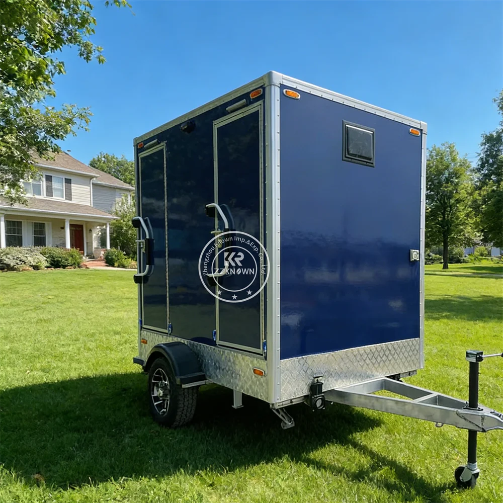 Customize Outdoor Restroom Mobile Washroom Toilet Trailer Portable Luxury Cabin Restroom Trailer with Waste Tank
Customize Outdoor Restroom Mobile Washroom Toilet Trailer Portable Luxury Cabin Restroom Trailer with Waste Tank