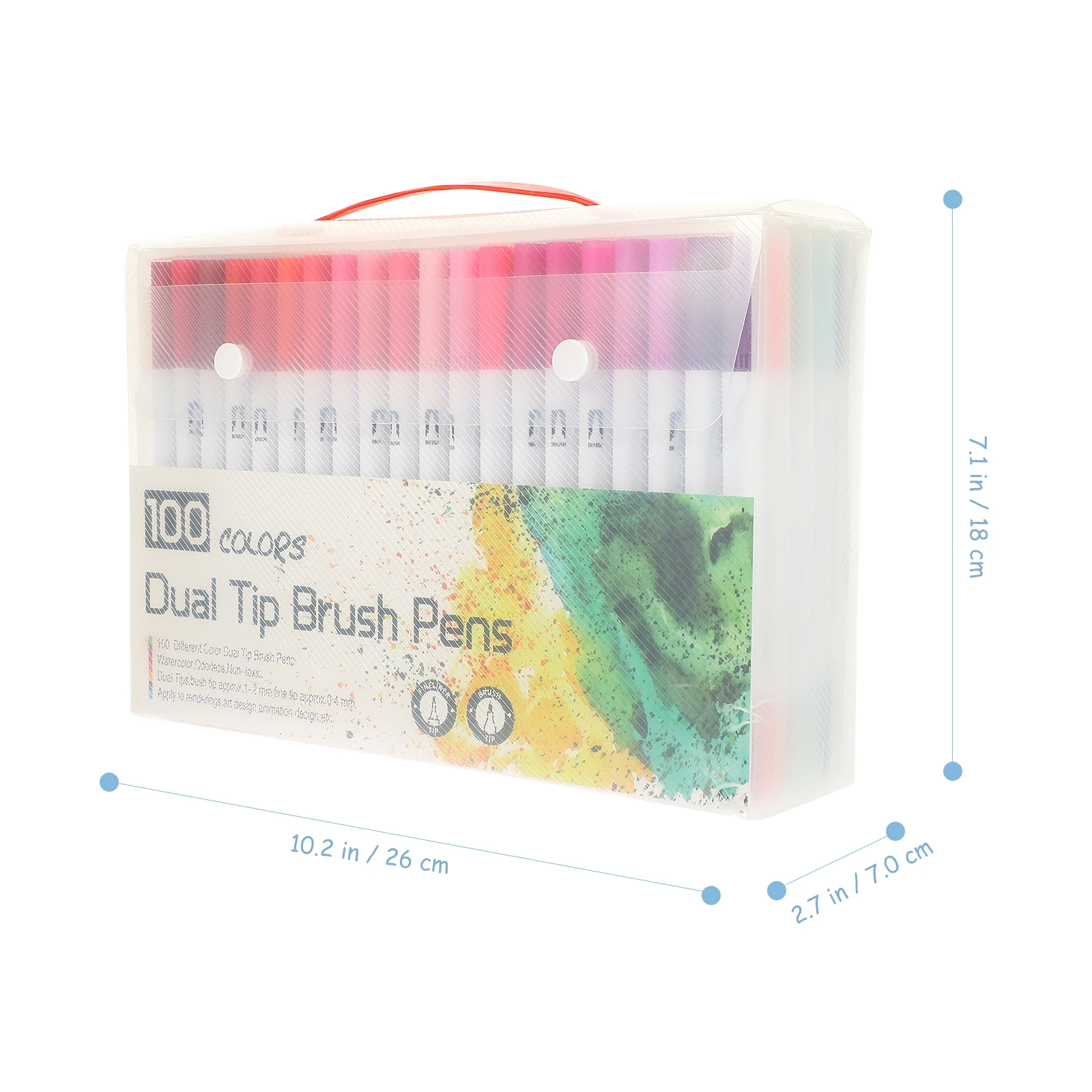 100 Pcs Coloring Marker Markers for Adult Painting Pens Brush Supplies Stationery Bicuspid 
100 Pcs Coloring Marker Markers for Adult Painting Pens Brush Supplies Stationery Bicuspid