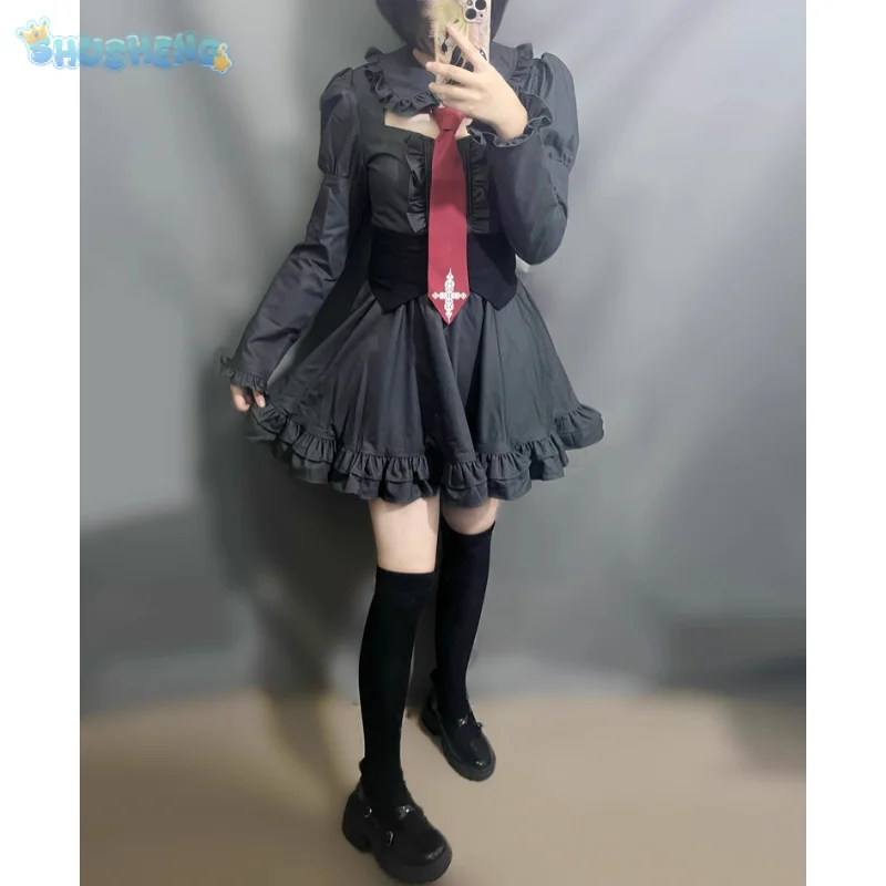 Rikuna Ookura Anime Tsuki ni Yorisou Otome no Sahou Cosplay Costume Halloween New Sweet Women's Man Dress Tie Socks Uniform Set
Rikuna Ookura Anime Tsuki ni Yorisou Otome no Sahou Cosplay Costume Halloween New Sweet Women's Man Dress Tie Socks Uniform Set