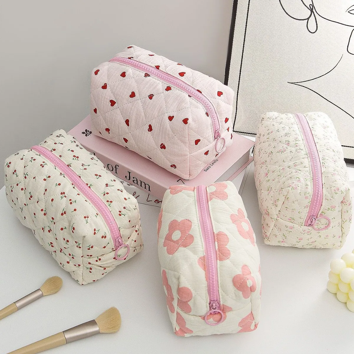 Student Stationery Bag High-Quality Travel Storage Bag Large Capacity Wash Pouch Comfortable Cotton Makeup Bag For Office Home
Student Stationery Bag High-Quality Travel Storage Bag Large Capacity Wash Pouch Comfortable Cotton Makeup Bag For Office Home