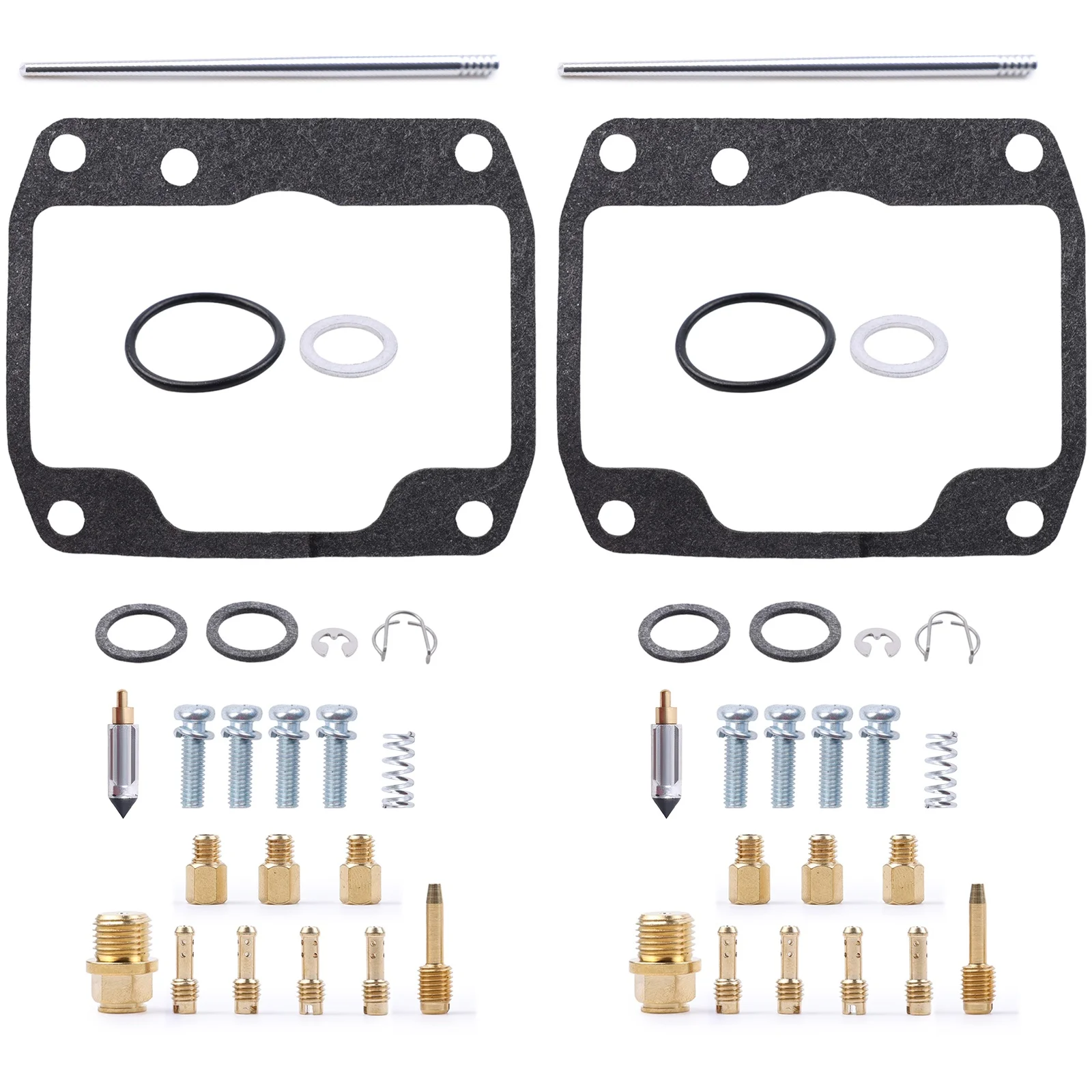 2Pcs Carburetor Repair Kits Carb Rebuild Kit fit for Arctic Cat Cougar 550 1995-1998 Replace CRK506AC553X
2Pcs Carburetor Repair Kits Carb Rebuild Kit fit for Arctic Cat Cougar 550 1995-1998 Replace CRK506AC553X