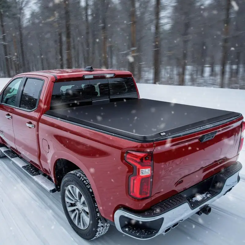 Soft Roll-Up Truck Bed Tonneau Cover, Compatible with 2019-2025 Chevy Silverado/GMC Sierra 1500 New Body, Fits 5.8 ft (5 ft 9 in/69.3 in) Bed, PVC Tonneau Cover with Aluminum Alloy Support Bars
Soft Roll-Up Truck Bed Tonneau Cover, Compatible with 2019-2025 Chevy Silverado/GMC Sierra 1500 New Body, Fits 5.8 ft (5 ft 9 in/69.3 in) Bed, PVC Tonneau Cover with Aluminum Alloy Support Bars