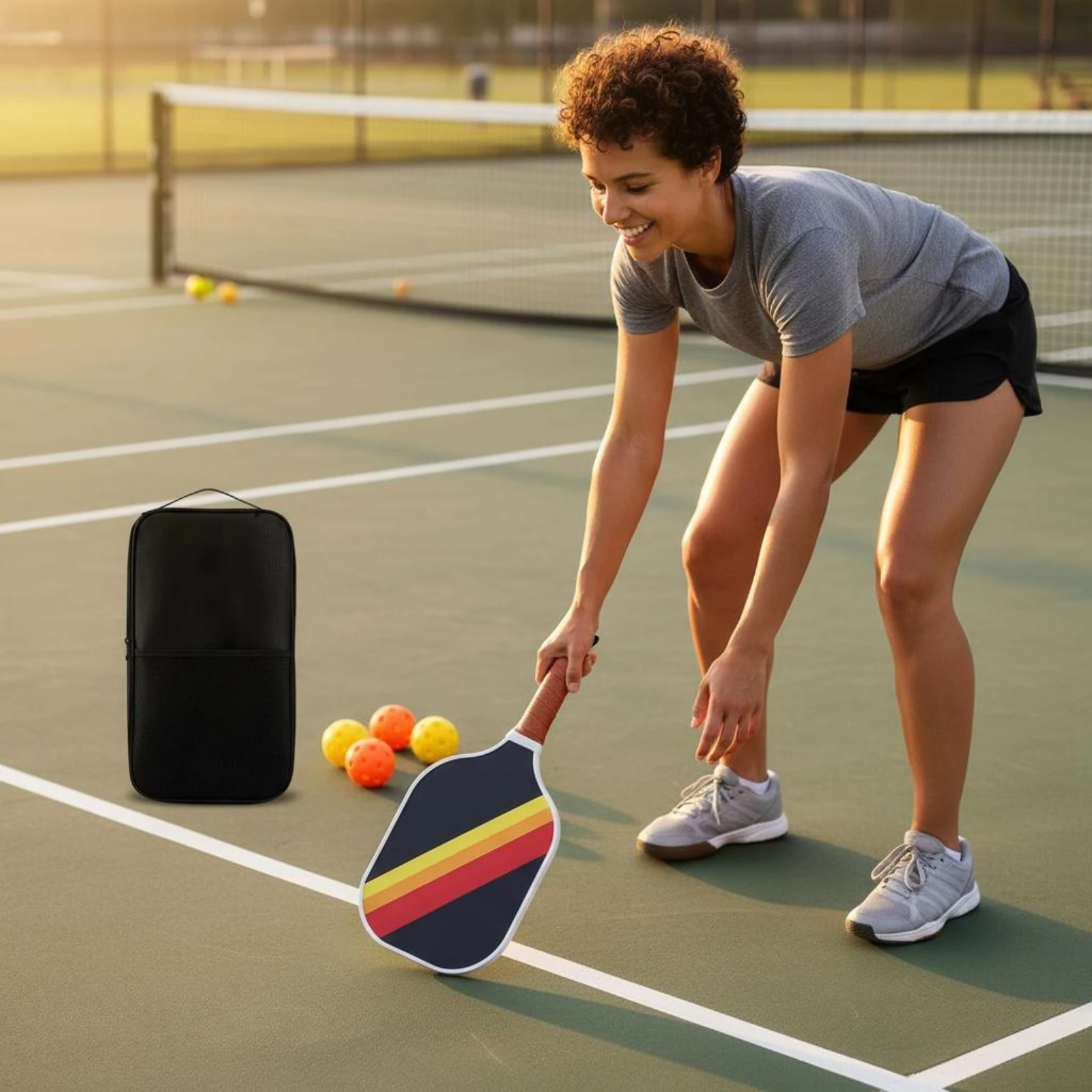 Carbon Fiber Pickleball Paddles Includes Carrying Bag Pickleball Paddle Set Lightweight Cellular Structure Interior Paddles
Carbon Fiber Pickleball Paddles Includes Carrying Bag Pickleball Paddle Set Lightweight Cellular Structure Interior Paddles