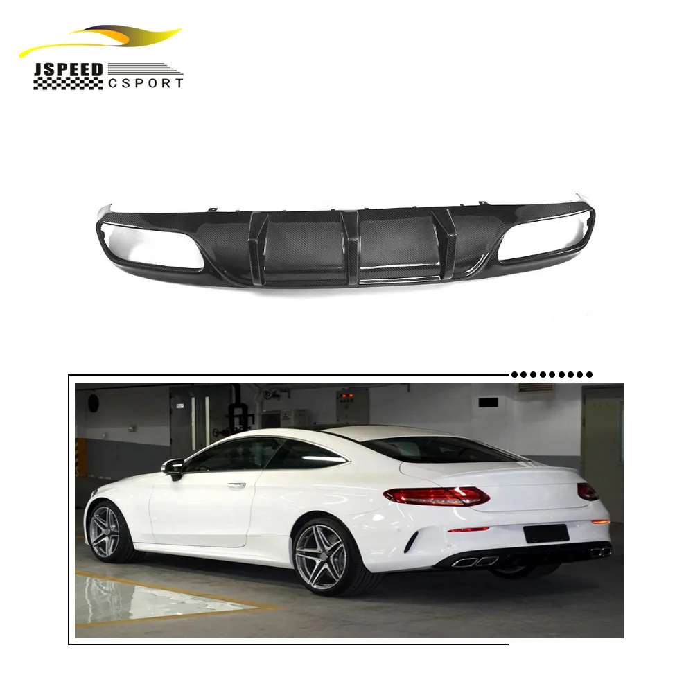 Suitable for JCSPORTLINE carbon fiber rear bumper diffuser Suitable for Mercedes-Benz C-Class C205 C63 AMG COUPE 2015-2017
Suitable for JCSPORTLINE carbon fiber rear bumper diffuser Suitable for Mercedes-Benz C-Class C205 C63 AMG COUPE 2015-2017