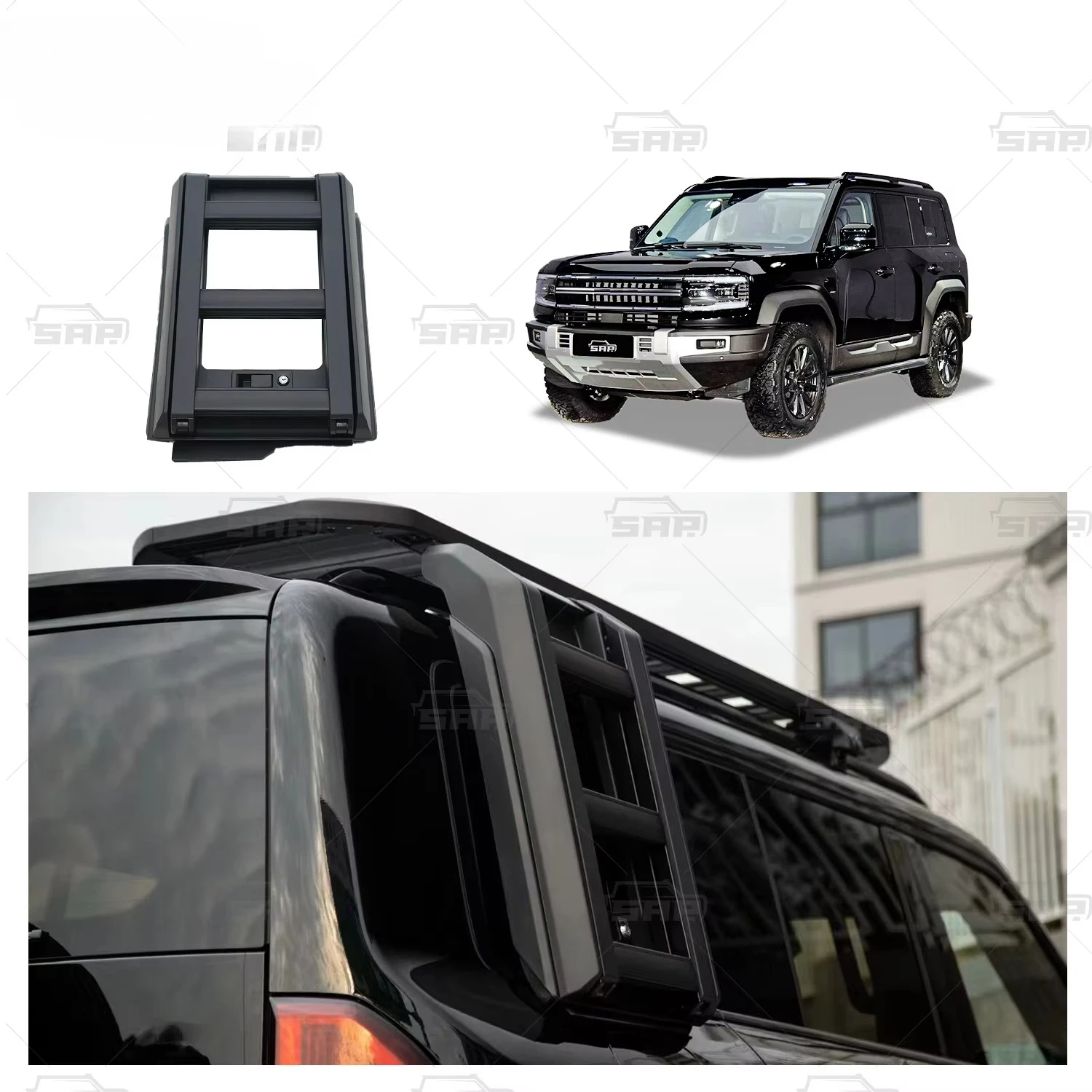 Высококачественные аксессуары для тюнинга Shamo Auto Parts: складная боковая лестница для автомобиля BYD Formula Leopard 5
Высококачественные аксессуары для тюнинга Shamo Auto Parts: складная боковая лестница для автомобиля BYD Formula Leopard 5