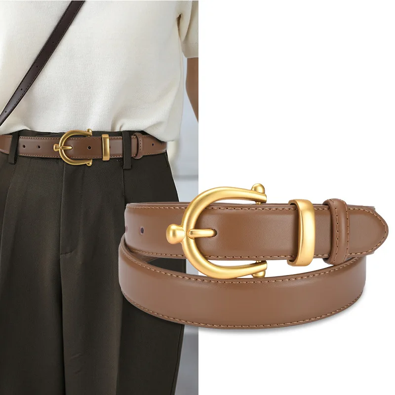 2022 Women Belts New Leather Simple Metal Pin Buckle Belt Girls Dress Jean Pants Waistband Belts for Lady Luxury Designer Brand
2022 Women Belts New Leather Simple Metal Pin Buckle Belt Girls Dress Jean Pants Waistband Belts for Lady Luxury Designer Brand