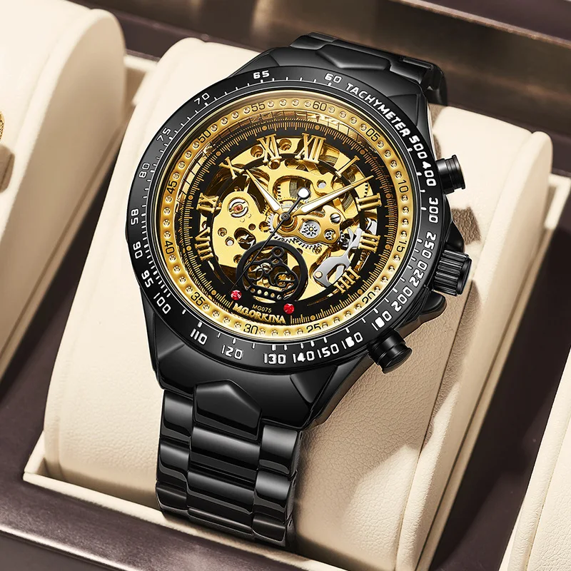 2025 Hot Sale Men Mechanical Watch Skeleton Watches Casual Sport Full Steel Automatic Self-Wind Wristwatches Men Reloj Hombre
2025 Hot Sale Men Mechanical Watch Skeleton Watches Casual Sport Full Steel Automatic Self-Wind Wristwatches Men Reloj Hombre