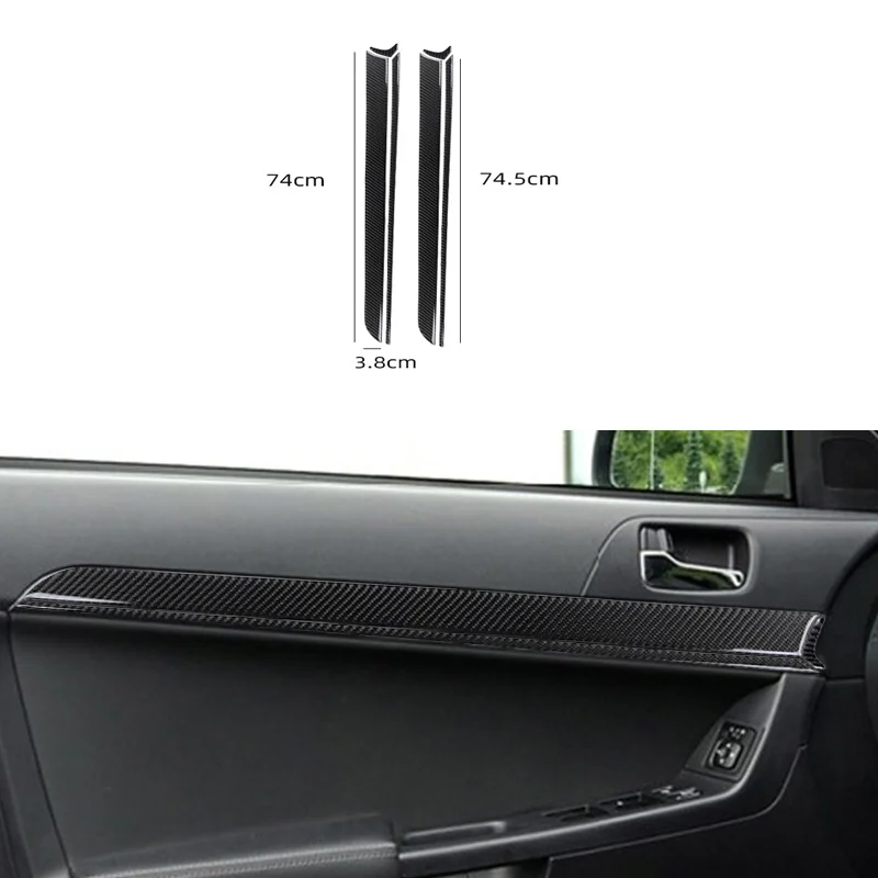 Carbon Fiber Car Door Panel Sticker Decal Interior Trim Cover for Mitsubishi Lancer EVO 2008-2015 Accessories
Carbon Fiber Car Door Panel Sticker Decal Interior Trim Cover for Mitsubishi Lancer EVO 2008-2015 Accessories