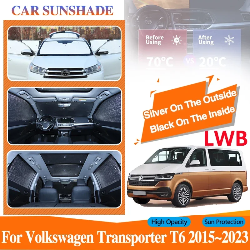 Anti-UV Car Sun Visor For Volkswagen VW Transporter T6 2023 Accesories 2015~2022 2021 LWB Car Window Shading Sun Protector Cover
Anti-UV Car Sun Visor For Volkswagen VW Transporter T6 2023 Accesories 2015~2022 2021 LWB Car Window Shading Sun Protector Cover