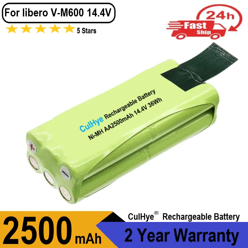 Перезаряжаемая батарея s30C Ni-MH 2500 мАч 14,4 В для пылесоса Papago S30C VONE T285D libero V-M600/M606 VbotT270/271
Перезаряжаемая батарея s30C Ni-MH 2500 мАч 14,4 В для пылесоса Papago S30C VONE T285D libero V-M600/M606 VbotT270/271