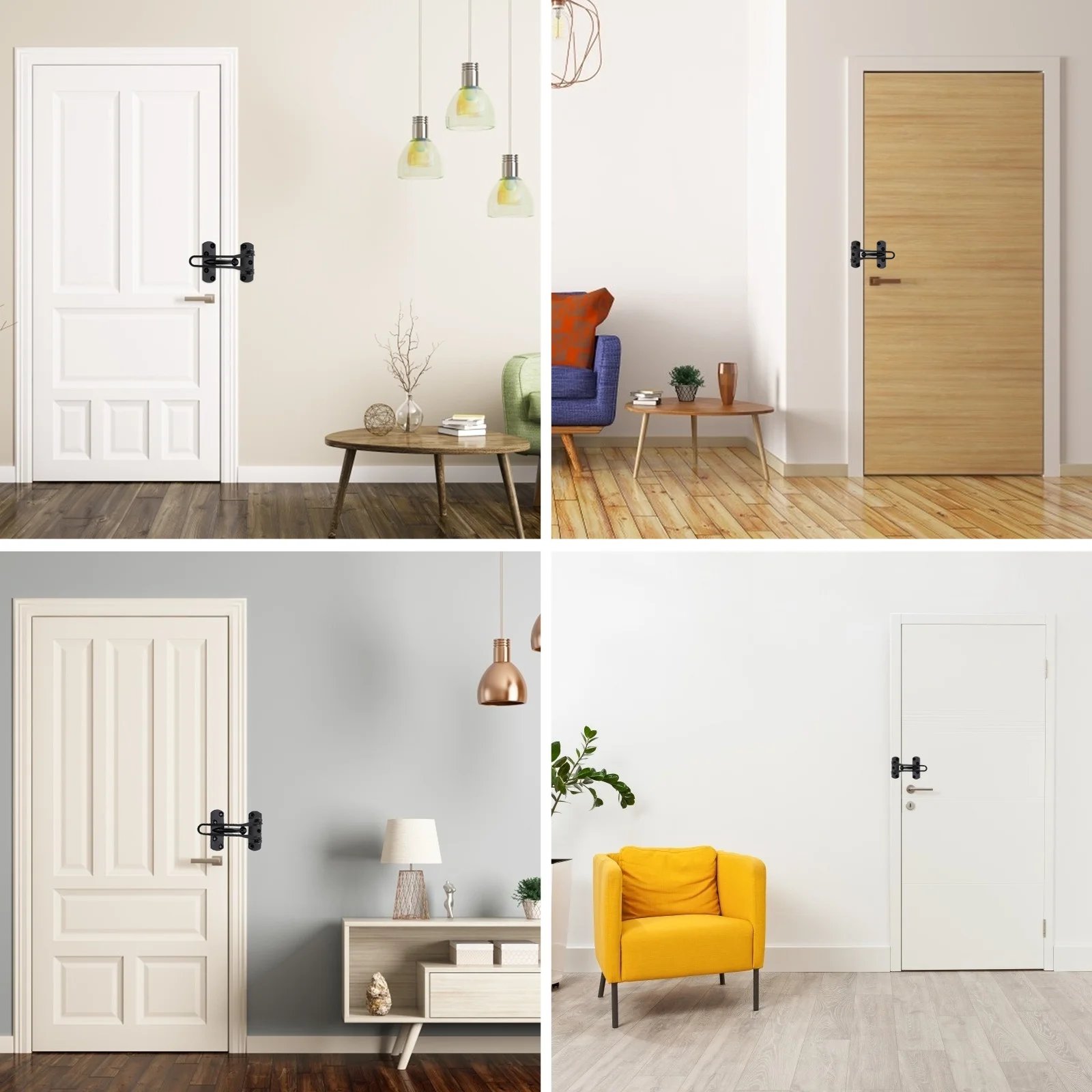 Swing Bar Door Lock Zinc Alloy Reliable Security Lock Latch for Hotel Home Door Safety Reinforcement Locks for Doors Inside
Swing Bar Door Lock Zinc Alloy Reliable Security Lock Latch for Hotel Home Door Safety Reinforcement Locks for Doors Inside