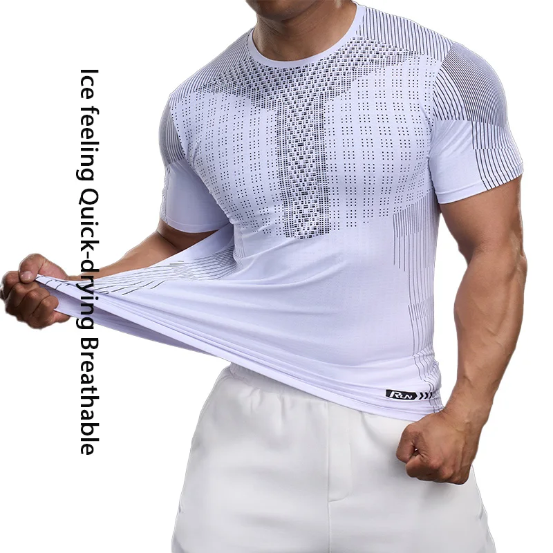 Muscle Summer 2025 Outdoor T-shirt Men Cross-border New Casual Short-sleeved T-shirt Sports Slim Stretch Fitness
Muscle Summer 2025 Outdoor T-shirt Men Cross-border New Casual Short-sleeved T-shirt Sports Slim Stretch Fitness