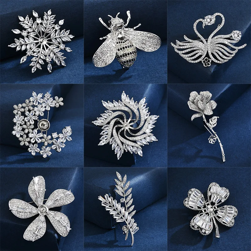 Brooch High-Grade Light Luxury Accessories Zircon Support Corsage Pearl Eardrop Frame All-Match Clothing Pin
Brooch High-Grade Light Luxury Accessories Zircon Support Corsage Pearl Eardrop Frame All-Match Clothing Pin