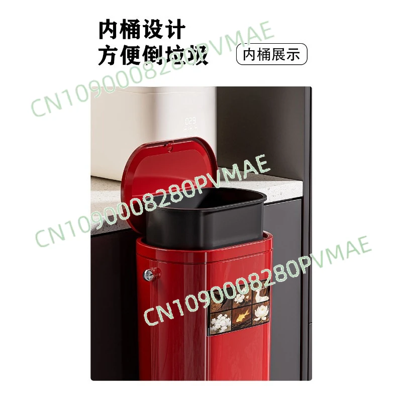 High-End Large Capacity Trash Can - Lidded High-Legged Waste Bin for Living Room Bedroom Kitchen Home Use
High-End Large Capacity Trash Can - Lidded High-Legged Waste Bin for Living Room Bedroom Kitchen Home Use