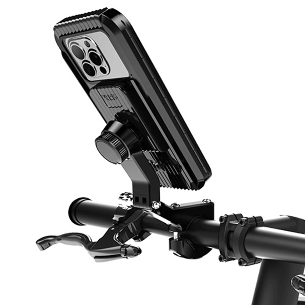 Bike Handlebar Bracket Strong Suction Waterproof Phone Holder Case 360 Degree Rotation Motorbike Phone Stand for Phone 4-7 Inch
Bike Handlebar Bracket Strong Suction Waterproof Phone Holder Case 360 Degree Rotation Motorbike Phone Stand for Phone 4-7 Inch