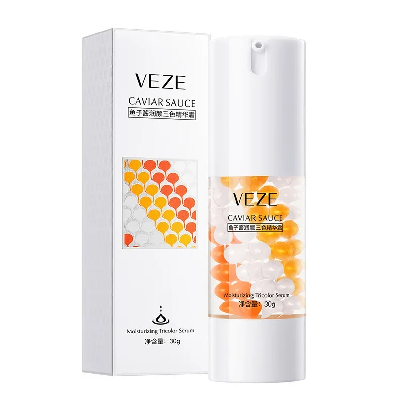 Caviar Sauce Tricolor Hydrating Essence Cream Firming Brightening Skin Improve Dryness Moisturizing Nourishing Face Serum Cream
Caviar Sauce Tricolor Hydrating Essence Cream Firming Brightening Skin Improve Dryness Moisturizing Nourishing Face Serum Cream