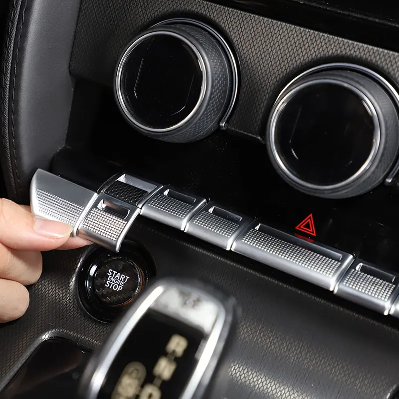 For Jaguar F-TYPE 2013-2024 ABS Silver Car Central Control Assembly Button Switch Cover Trim Sticker Car Accessories
For Jaguar F-TYPE 2013-2024 ABS Silver Car Central Control Assembly Button Switch Cover Trim Sticker Car Accessories