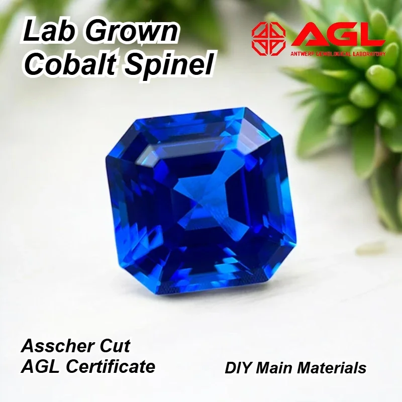 Hot Sales Lab Grown Cobalt Spinel Asscher Cut Gemstone For DIY Ring Necklace Earrings Main Materials Selectable AGL Certificate
Hot Sales Lab Grown Cobalt Spinel Asscher Cut Gemstone For DIY Ring Necklace Earrings Main Materials Selectable AGL Certificate