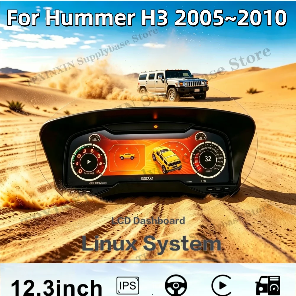 Plug and Play Display Dashboard For Hummer H3 2005~2010 Digital Performance LCD Speed Table Car Virtual Lossless installation
Plug and Play Display Dashboard For Hummer H3 2005~2010 Digital Performance LCD Speed Table Car Virtual Lossless installation