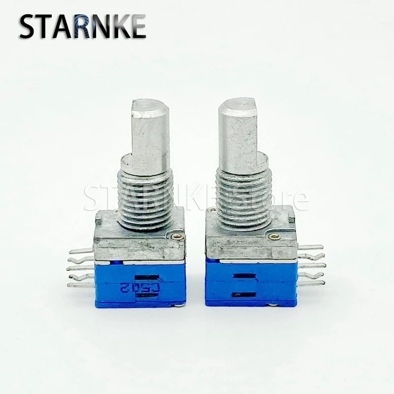 2PCS RK09 Type C5K 6-Pin Double Precision Potentiometer Headphone Amplifier Audio Volume Adjustment C502 Handle Length 15mm
2PCS RK09 Type C5K 6-Pin Double Precision Potentiometer Headphone Amplifier Audio Volume Adjustment C502 Handle Length 15mm