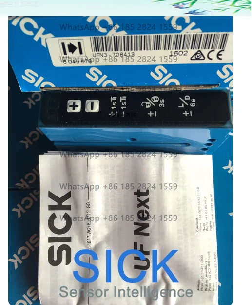 New SICK Ultrasonic Sensor UM30-213113 UFN3-70B413 Brand new in stock 1PCS
New SICK Ultrasonic Sensor UM30-213113 UFN3-70B413 Brand new in stock 1PCS