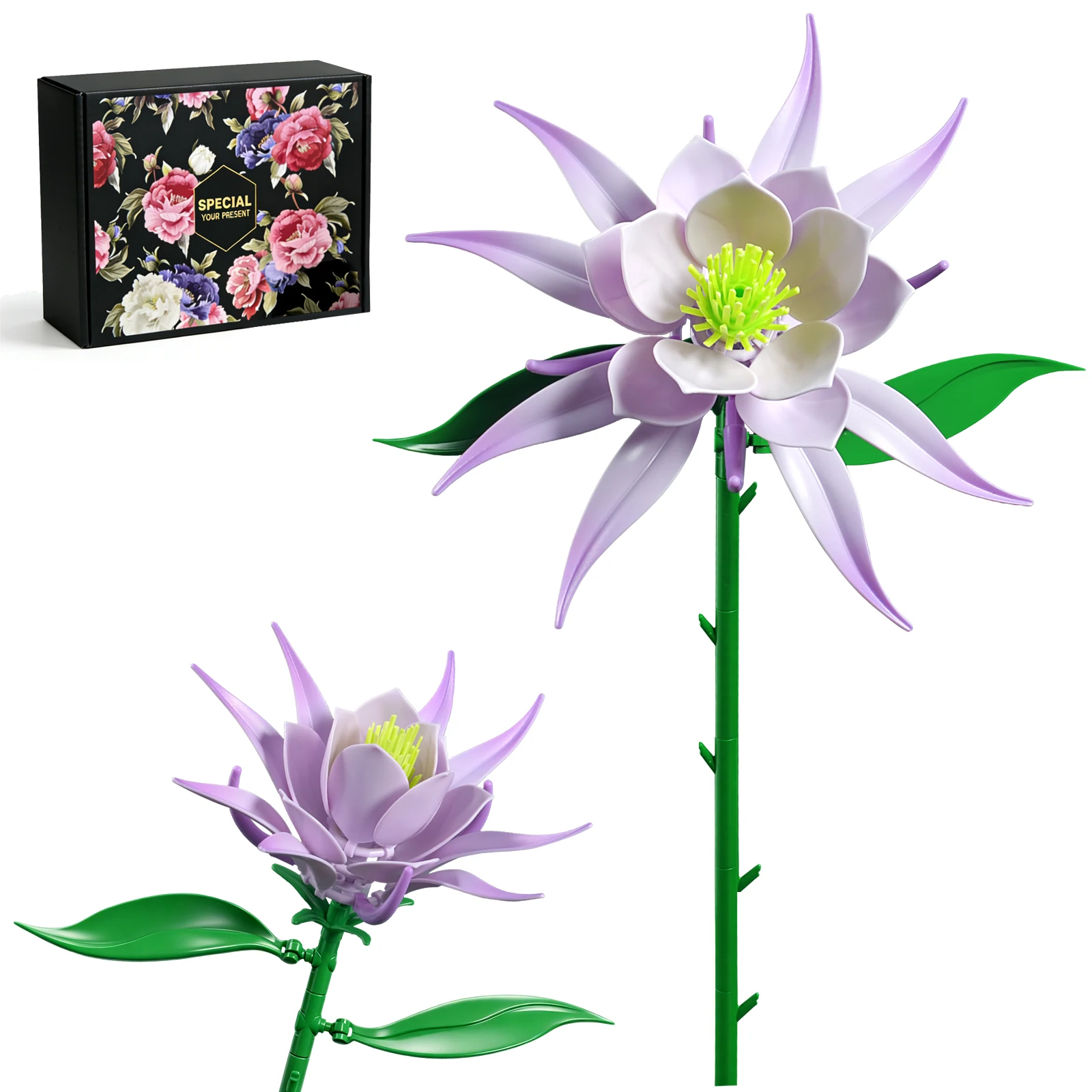 Single Epiphyllum Cereus Building Block Bouquet, Gradient Petal Flower Set, Perfect for Tabletop Display Home Decor(57 PCS)
Single Epiphyllum Cereus Building Block Bouquet, Gradient Petal Flower Set, Perfect for Tabletop Display Home Decor(57 PCS)