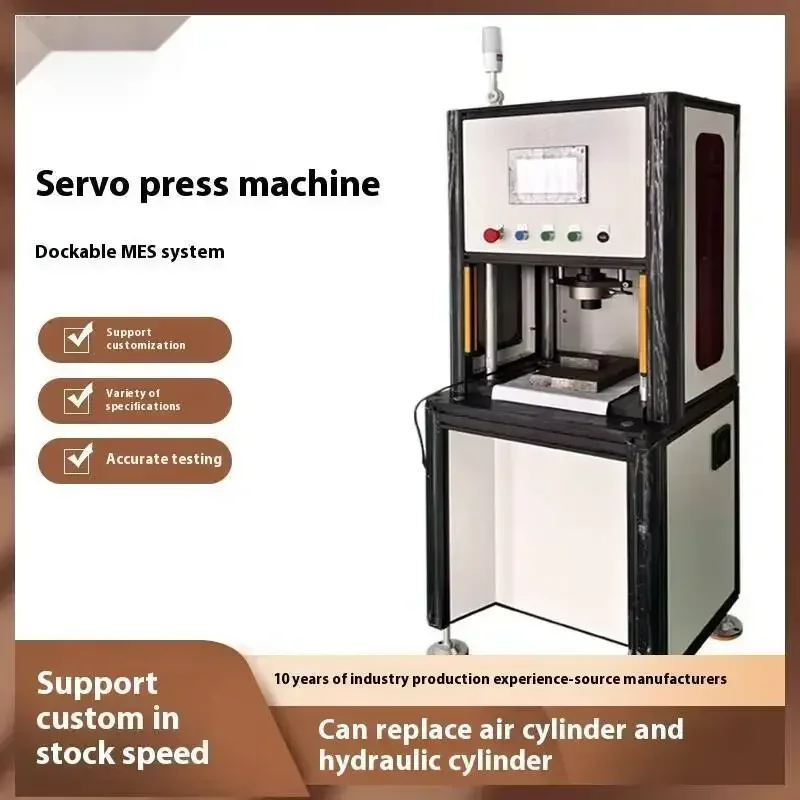 Small Floor-Standing Press 1T 3T 5T High Precision Bearing Sleeve Servo Electric Cylinder Pressing Machine
Small Floor-Standing Press 1T 3T 5T High Precision Bearing Sleeve Servo Electric Cylinder Pressing Machine