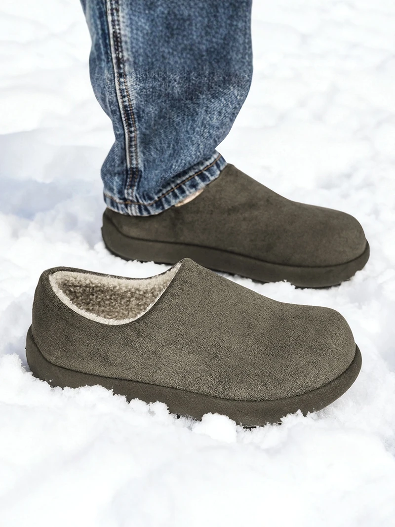 Men's Winter Boot 2026 New Style Bken Waterproof Non-Slip Fur Lined One-Step Snow Boots Leather And Fur Integrated Casual Shoes
Men's Winter Boot 2026 New Style Bken Waterproof Non-Slip Fur Lined One-Step Snow Boots Leather And Fur Integrated Casual Shoes