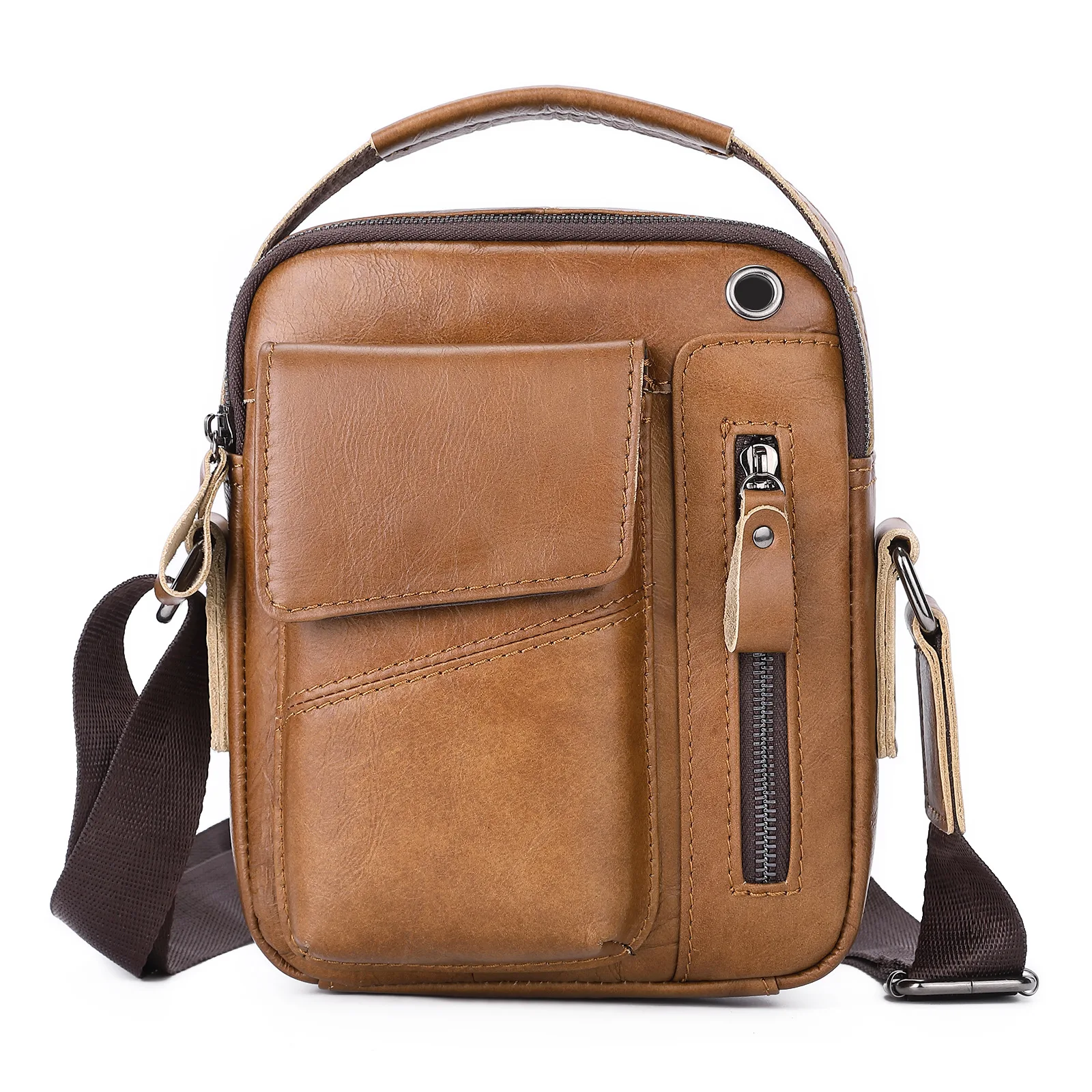 Small Men Genuine Leather Tote Bag Real Cow Leather Satchel Male 2025 New Boy's Shoulder or Crossbody Bag
Small Men Genuine Leather Tote Bag Real Cow Leather Satchel Male 2025 New Boy's Shoulder or Crossbody Bag