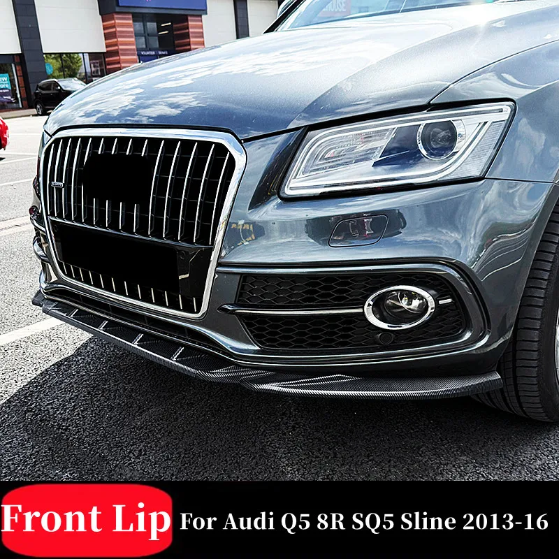 For Audi Q5 8R SQ5 Sline 2013-20163 pcs/Set ABS Plastic Car Front Bumper Lip Chin Spoiler Splitter Car Tuning Accessories Part
For Audi Q5 8R SQ5 Sline 2013-20163 pcs/Set ABS Plastic Car Front Bumper Lip Chin Spoiler Splitter Car Tuning Accessories Part
