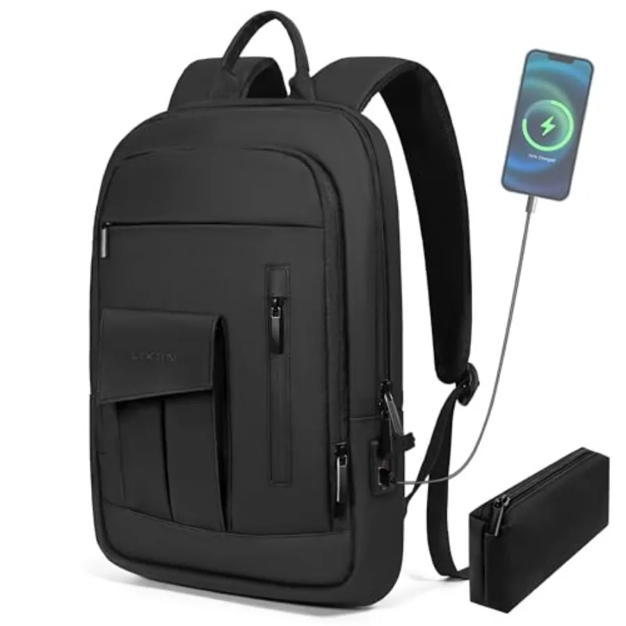 Business Backpack for Men Slim Lightweight Laptop Backpack for 17.3 Inch Computer Water Resistant Small Office Backpack for Com
Business Backpack for Men Slim Lightweight Laptop Backpack for 17.3 Inch Computer Water Resistant Small Office Backpack for Com