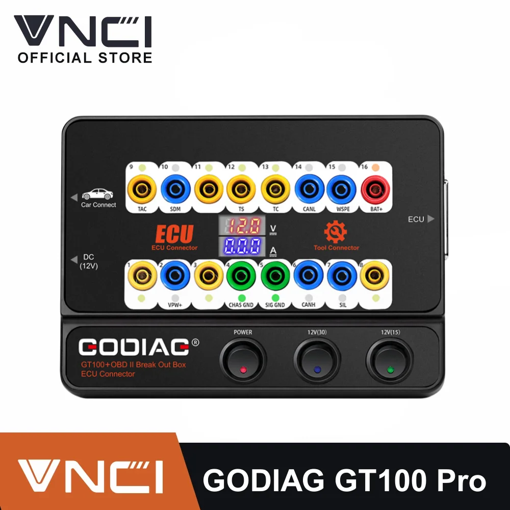 GODIAG GT100+ GT100 Pro Breakout Box ECU Tool for BMW CAS4 CAS4+ and FEM BDC Test Platform Support All Key Lost
GODIAG GT100+ GT100 Pro Breakout Box ECU Tool for BMW CAS4 CAS4+ and FEM BDC Test Platform Support All Key Lost