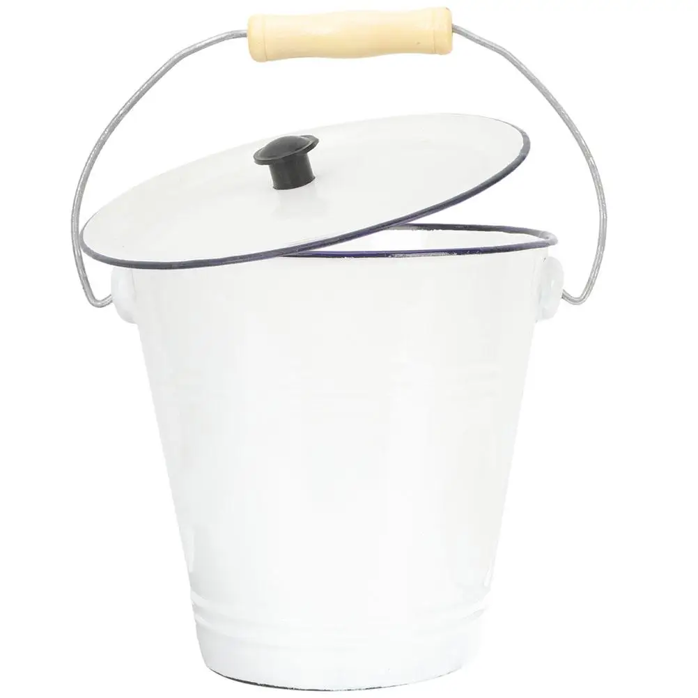 Enamel Bucket Containers Metal Food Storage White Pail Milk Transport Large Small Lids Wear Resistant Home Commercial
Enamel Bucket Containers Metal Food Storage White Pail Milk Transport Large Small Lids Wear Resistant Home Commercial