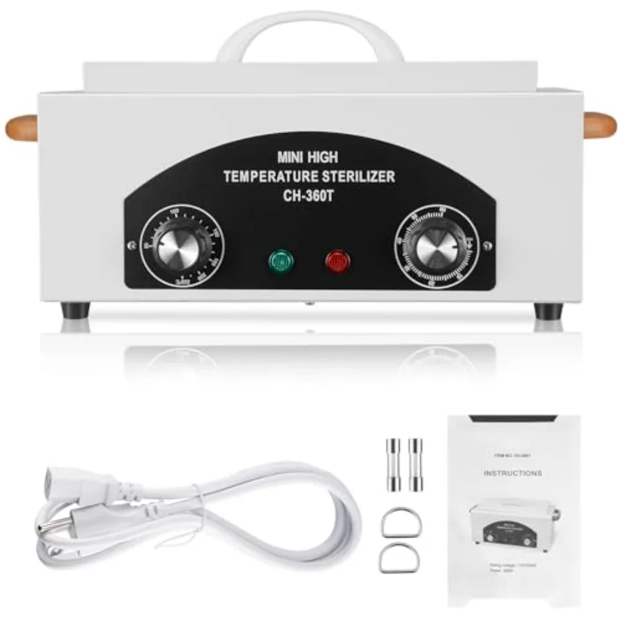 1.5L High Temperature Dry Heat Sterilizer for Metal Nail Tools 110V 300W Salon Equipment with Handle for Dental and Manicure To
1.5L High Temperature Dry Heat Sterilizer for Metal Nail Tools 110V 300W Salon Equipment with Handle for Dental and Manicure To
